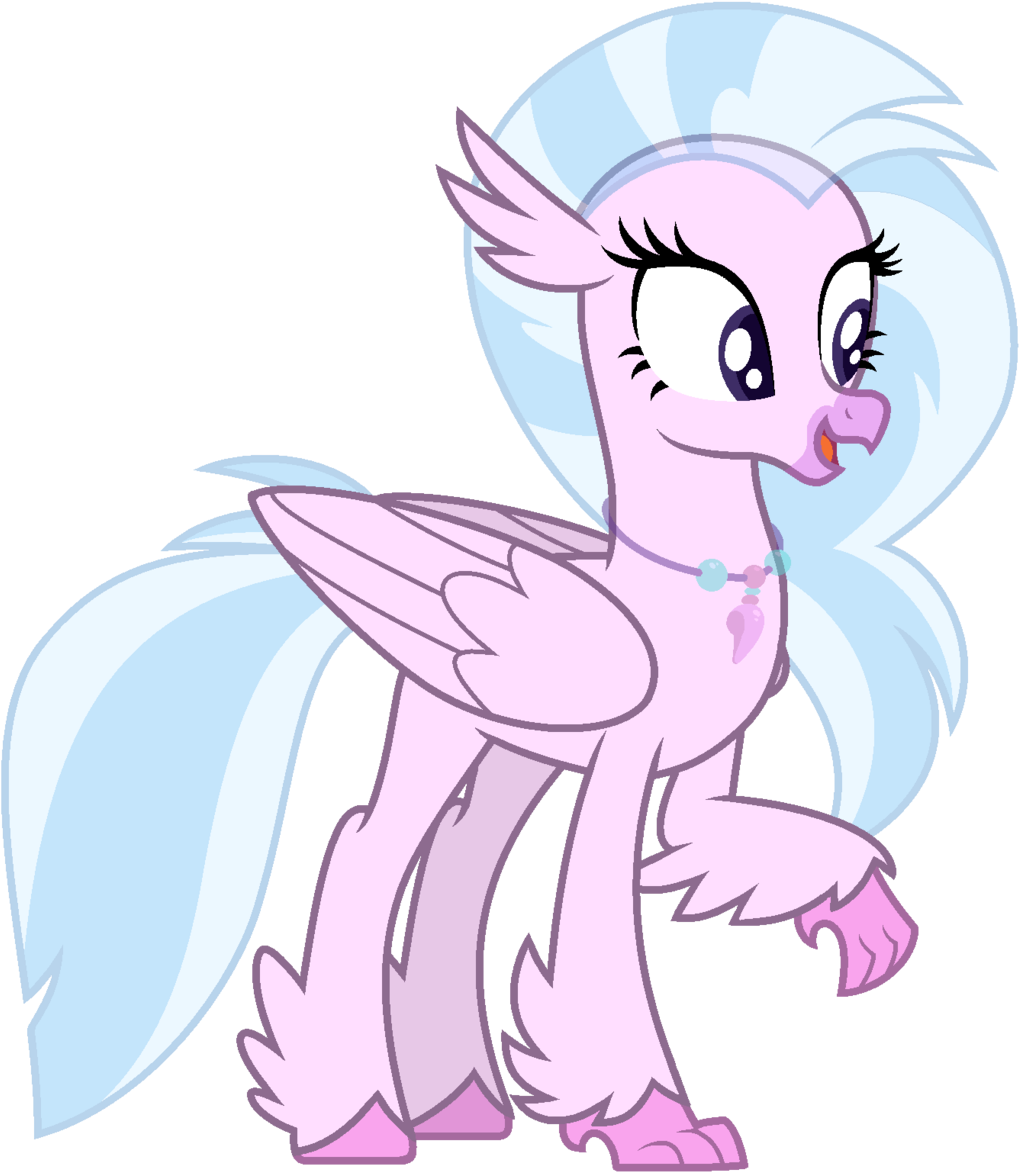 Mlp Base Silver Stream By Lorenacarrizo18 - My Little Pony Hippogriff (1024x1181)