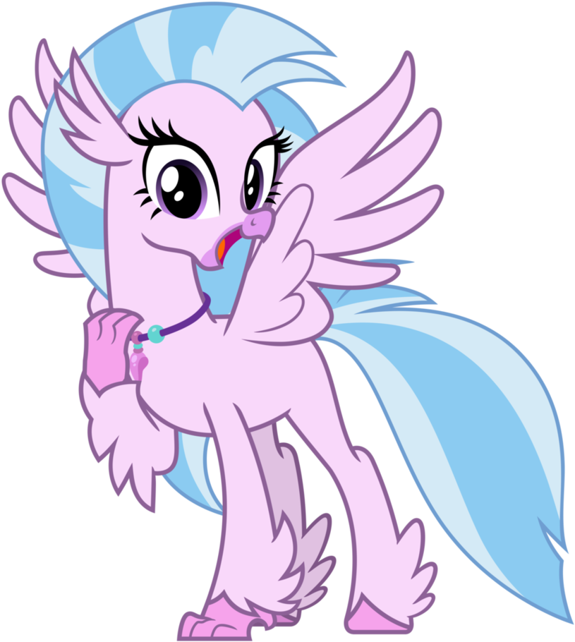 Silverstream The Hippogriff By Cheezedoodle96 - Mlp Hippogriff Silverstream (866x923)