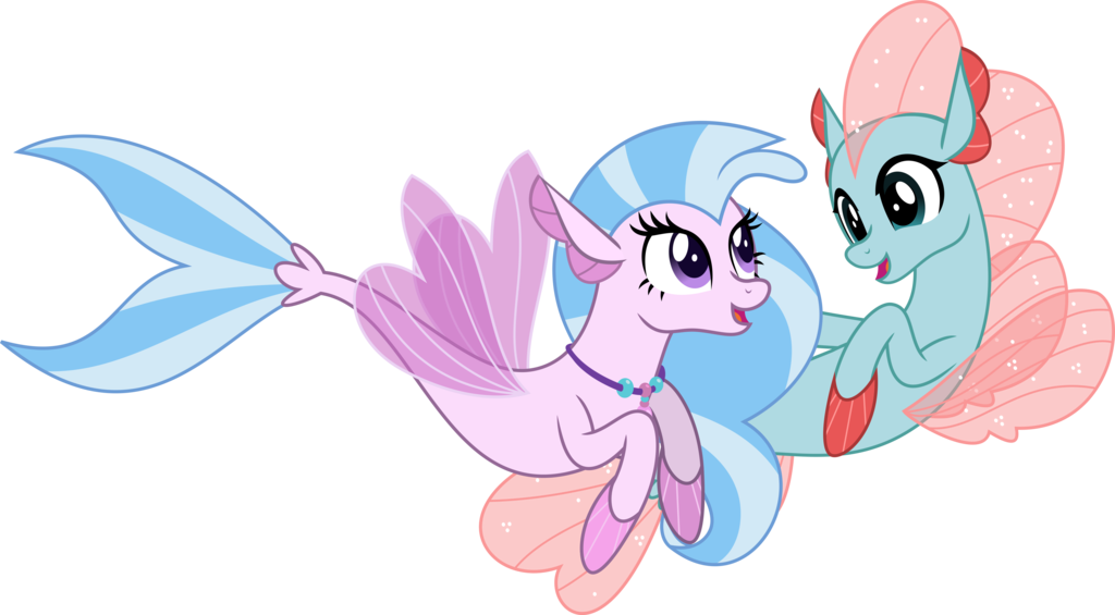 Seapony Silverstream And Ocellus By Https - Mlp Ocellus Seapony (1024x565)