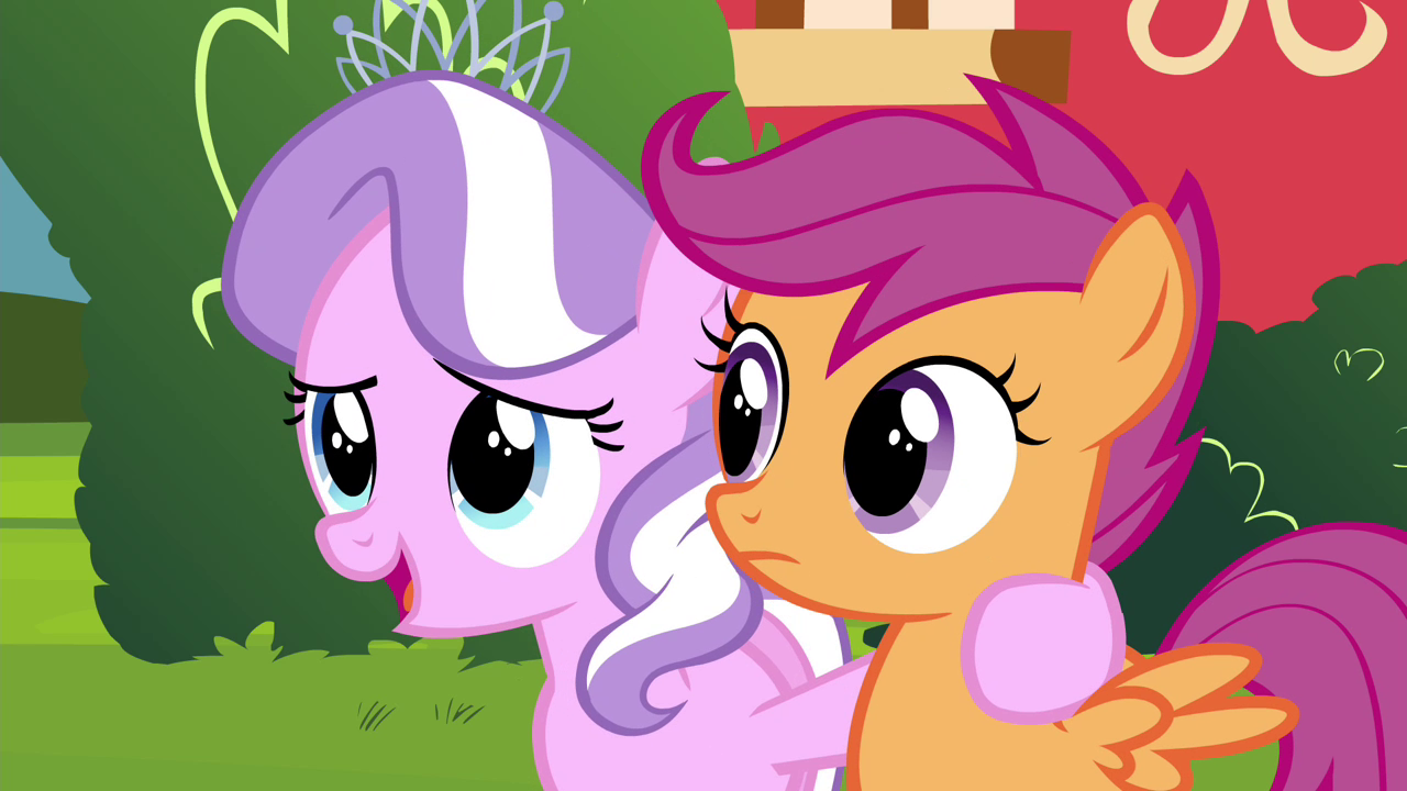 Printable Surprising Mlp Diamond Tiara 0 Latest Cb - Scootaloo And Diamond Tiara (1280x720)