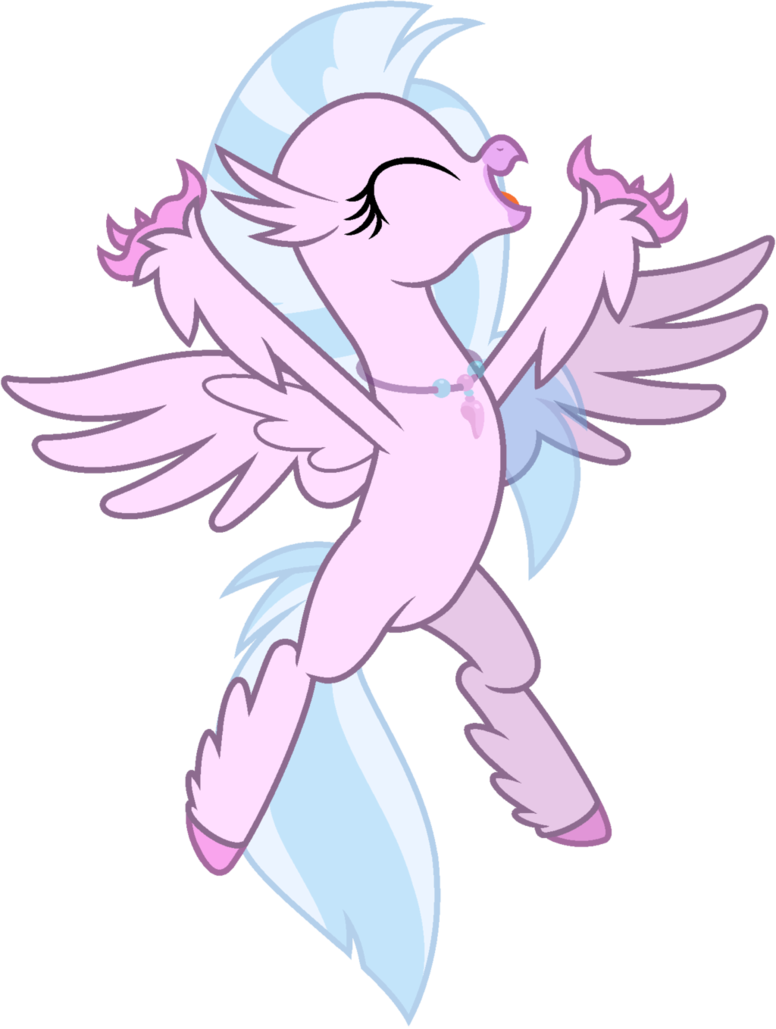 Mlp Base Silver Stream By Lorenacarrizo18 - My Little Pony Hippogriff Base (776x1029)