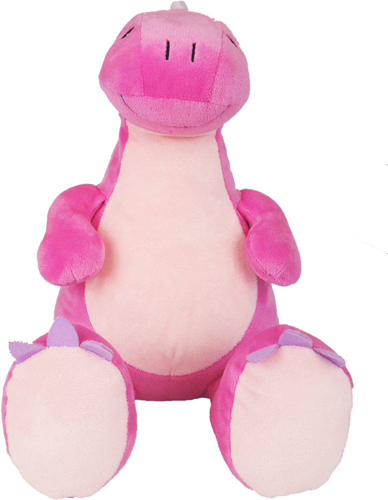 Dinosaur Pink - Monogrammed Me Personalised Stuffed Pink Dinosaur With (884x1024)