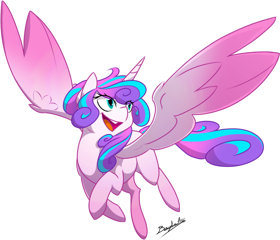 Diamond Tiara Grown Up - Flurry Heart Fan Art (1024x1024)