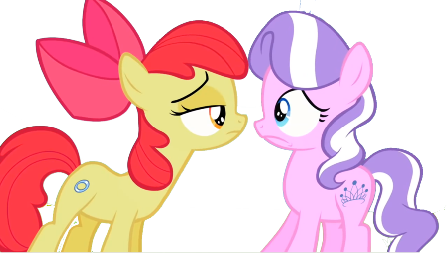 Diamond Tiara - Applebloom X Diamond Tiara (900x510)