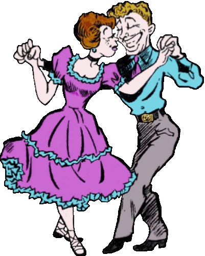 Square Dancing Clipart 010111 Vector Clip Art - Square Dancing Animated (401x500)