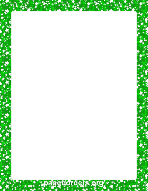 Green Border - Green Border Design Png (480x621)
