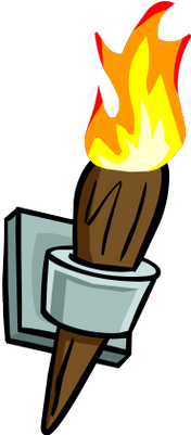 Wall Torch Clipart Transparent Png - Wall Torch Png (400x400)