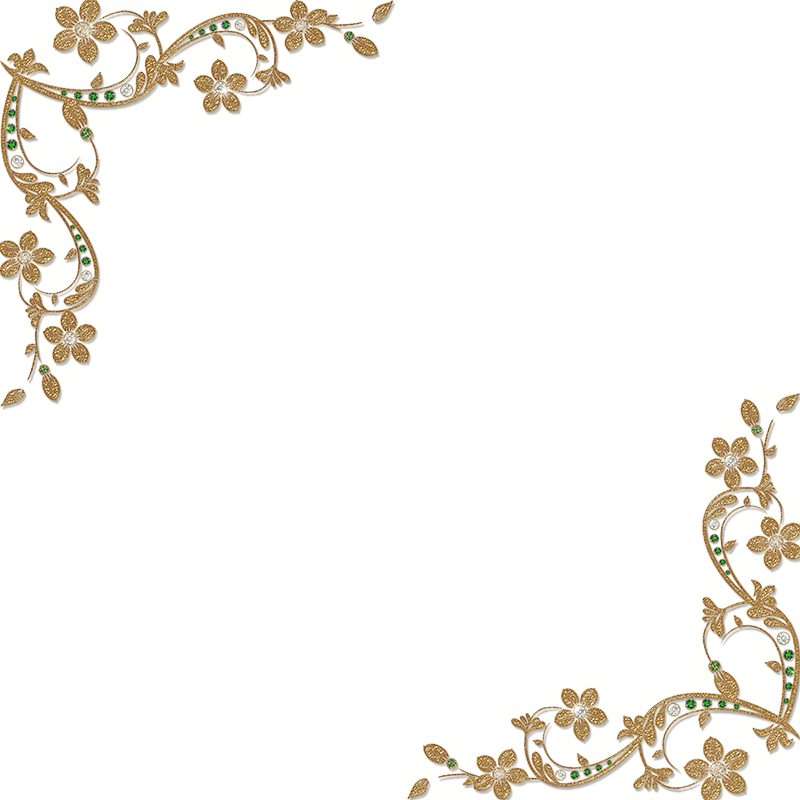 Flowers Corner Borders - Bordes Para Tarjetas De Bodas Png (800x800)