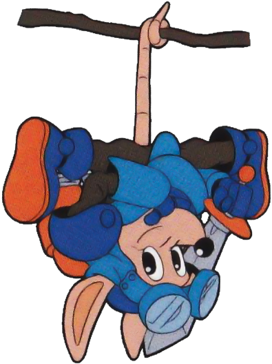 Sparkster - Cartoon (500x541)