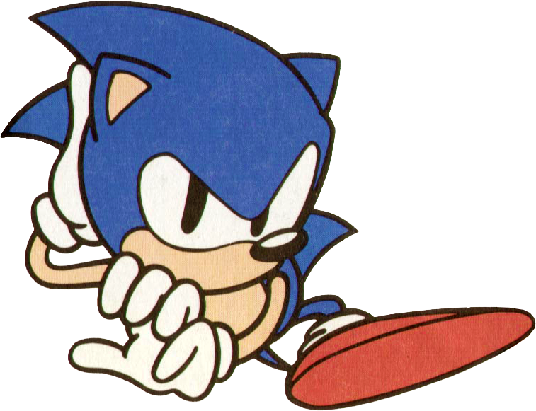 Sonic 1 Japan Stock Artwork 7 - Cartoon (757x581)