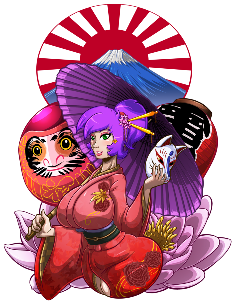 Japan By Kogeikun - Cartoon (784x1018)