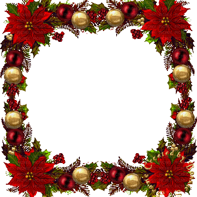 Christmas Frame Animated - Christmas Photo Frame Gif (400x400)