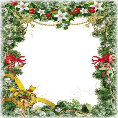 Christmas Frame Gif - Christmas Photo Frame Gif (400x400)