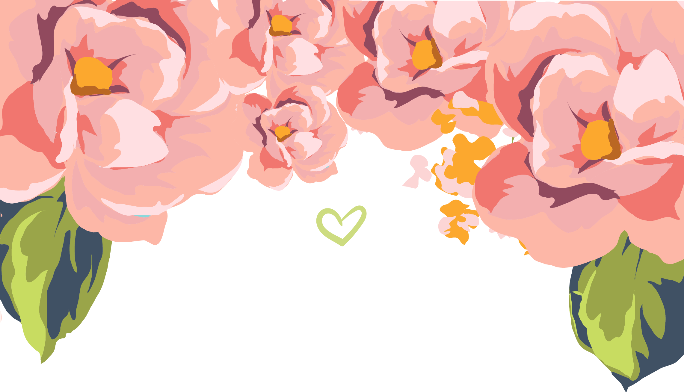 Wedding Invitation Bridesmaid - Png Floral Illustration Border (2283x1309)