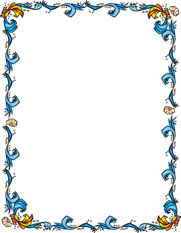 Page Border Designs - Certificate Border Free Download (596x770)