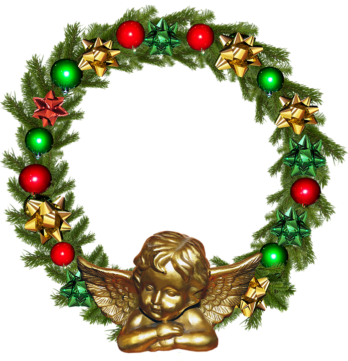 Frame, Border, Christmas, Angel - กล่อง ข้อความ ค ริ สมาส (694x720)