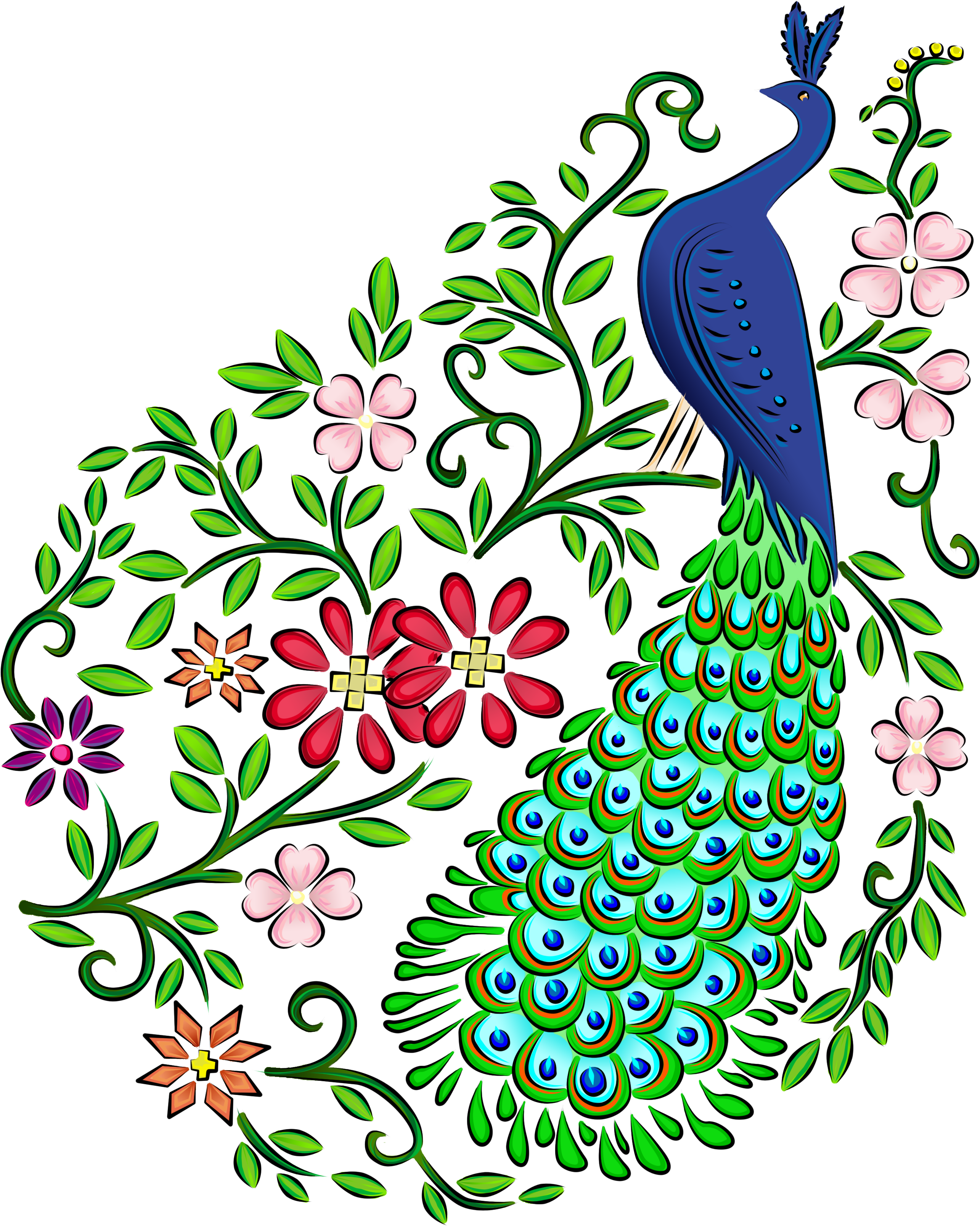 Peacock - Drawing - Draw A Beautiful Peacock (2736x3648)