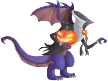 Halloween Dragon 3 - Halloween Dragon Dragon City (450x339)