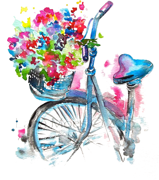 Watercolor Painting Drawing Illustration - Watercolor Summer (564x737)