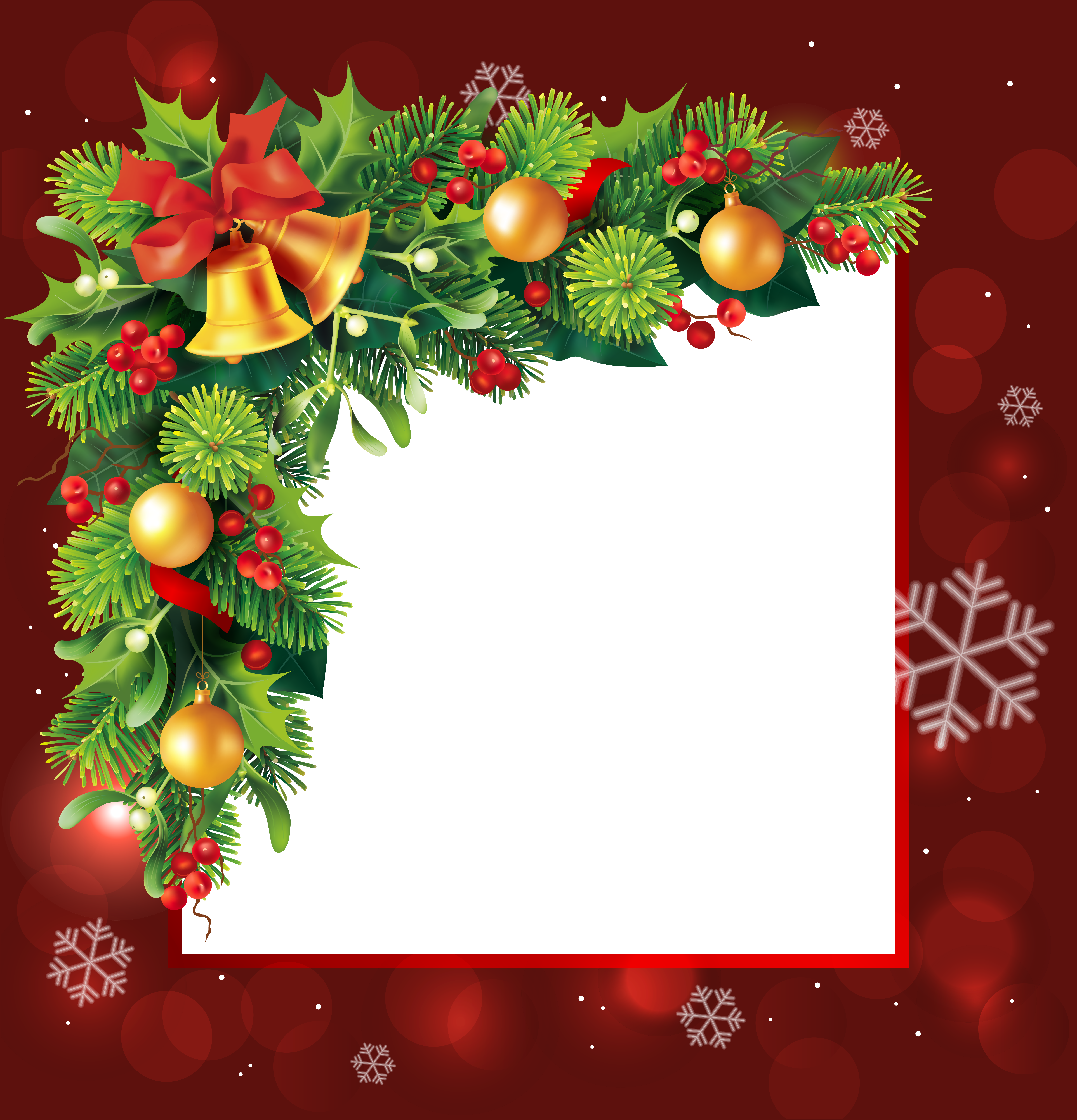 Christmas Greetings Frames - Christmas Borders And Frames (6005x6248)
