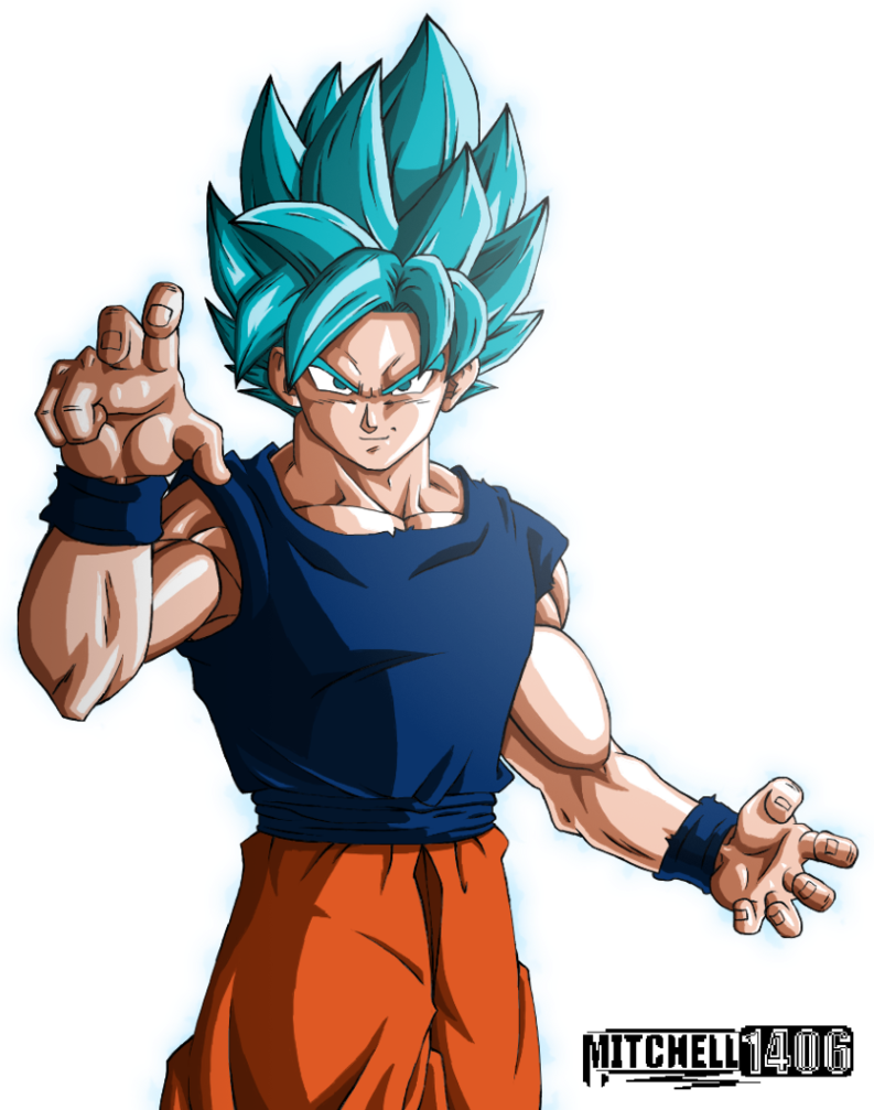 Perfected Super Saiyan Blue Goku By Mitchell1406 - Perfected Super Saiyan Blue (793x1007)