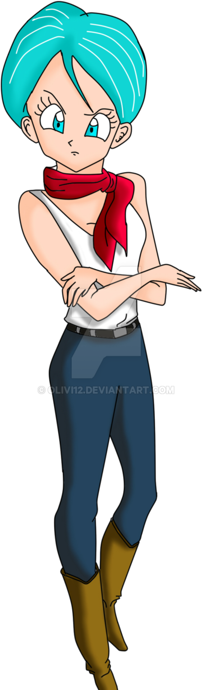 Dragon Ball Z - Bulma De Dragon Ball Z (541x1473)