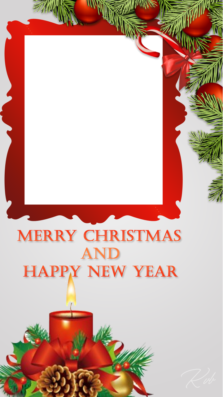 Beautiful Christmas Frame - Merry Christmas Picture Frame (720x1280)
