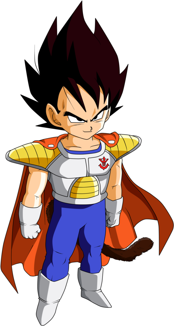 Renders Dragon Ball Z By Elnenecool - Vegeta Pequeño (707x1131)