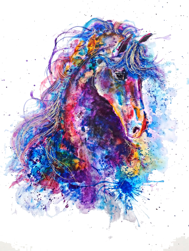 Work Of Art Drawing Watercolor Painting Illustrator - Painting (603x800)