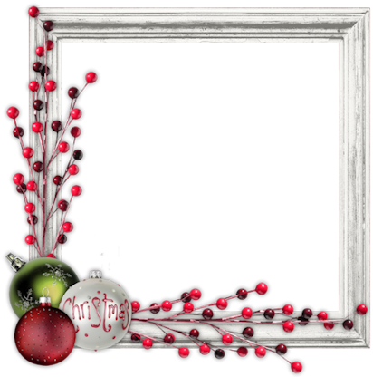 Re Tubed Frames Png S Red Christmas Frame Png - Clip Art (439x437)