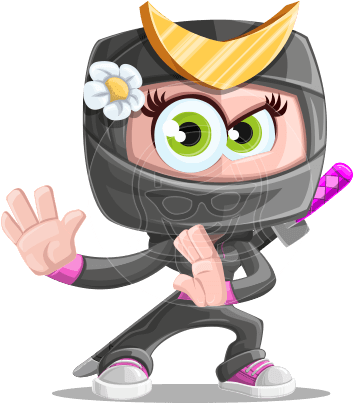 Miho The Little Girl Ninja Miho The Little Girl Ninja - Girl Ninja Cartoon (457x464)