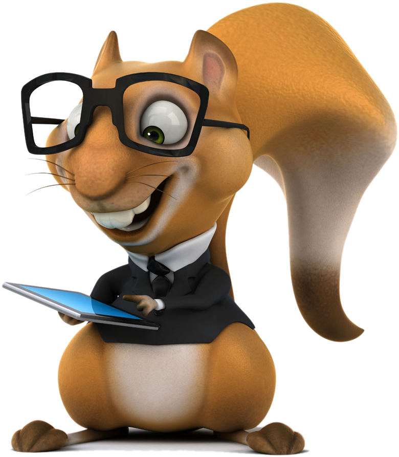 Squirrel Cartoon Funny Animal - Funny Cartoon Images Of Animals (1000x935)