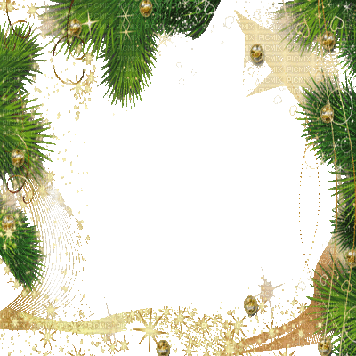 Christmas Frame Animated - Cadre De Noel Png (400x400)