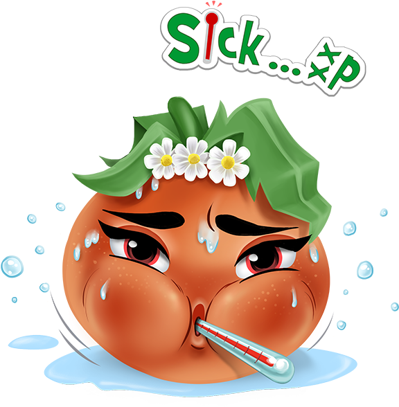 Nina Messages Sticker-1 - Cartoon (618x618)