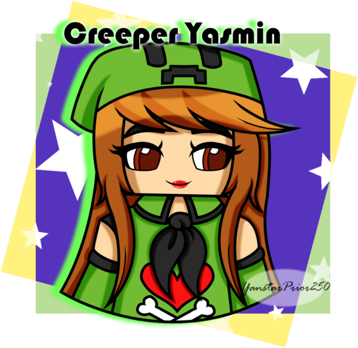 Creeper Yasmin By Yanstarprior250 - Cartoon (970x824)
