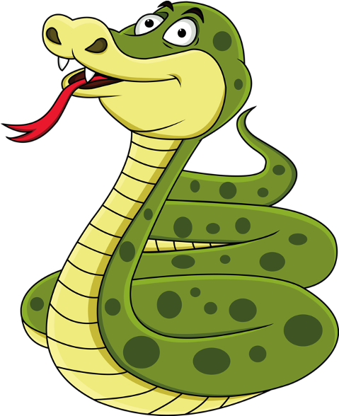 Cartoon Snakes Clip Art Page - Snake Cartoon (600x600)