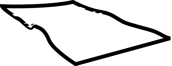 Black Beach Towel Clip Art - Clip Art (600x230)
