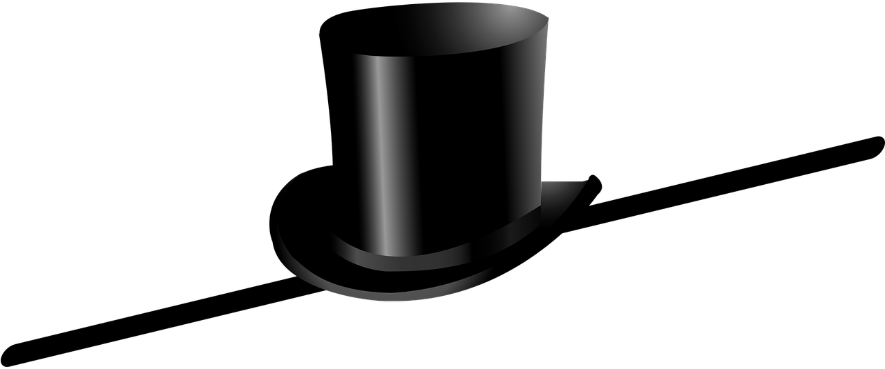 Levitating Spoons Is It Magic Or Static Electricity - Clip Art Top Hat (1280x640)