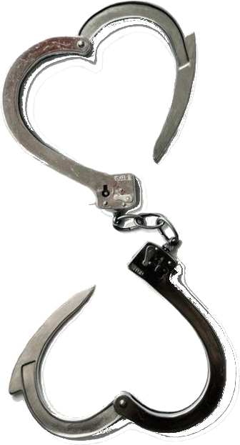 Heart Handcuffs Png Image - Heart Handcuffs Png (482x700)