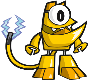 Teslo In An Ingenious Electroid With The Ability To - Mixels Teslo (387x499)