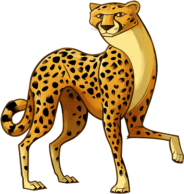 Clip Art - Camp Kilimanjaro Animal Pals Bookmarks (kjv) (900x738)