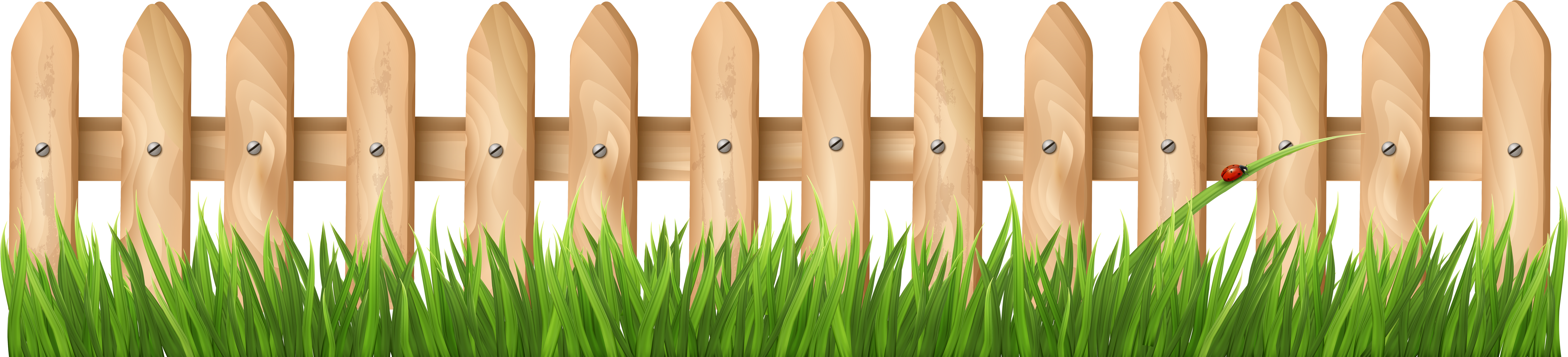 Fence Clipart - Fence Clipart (8659x2000)