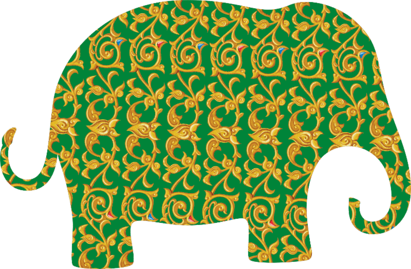 Thailand Trek Vbs Clipart 2 By Matthew - Indian Elephant (800x525)