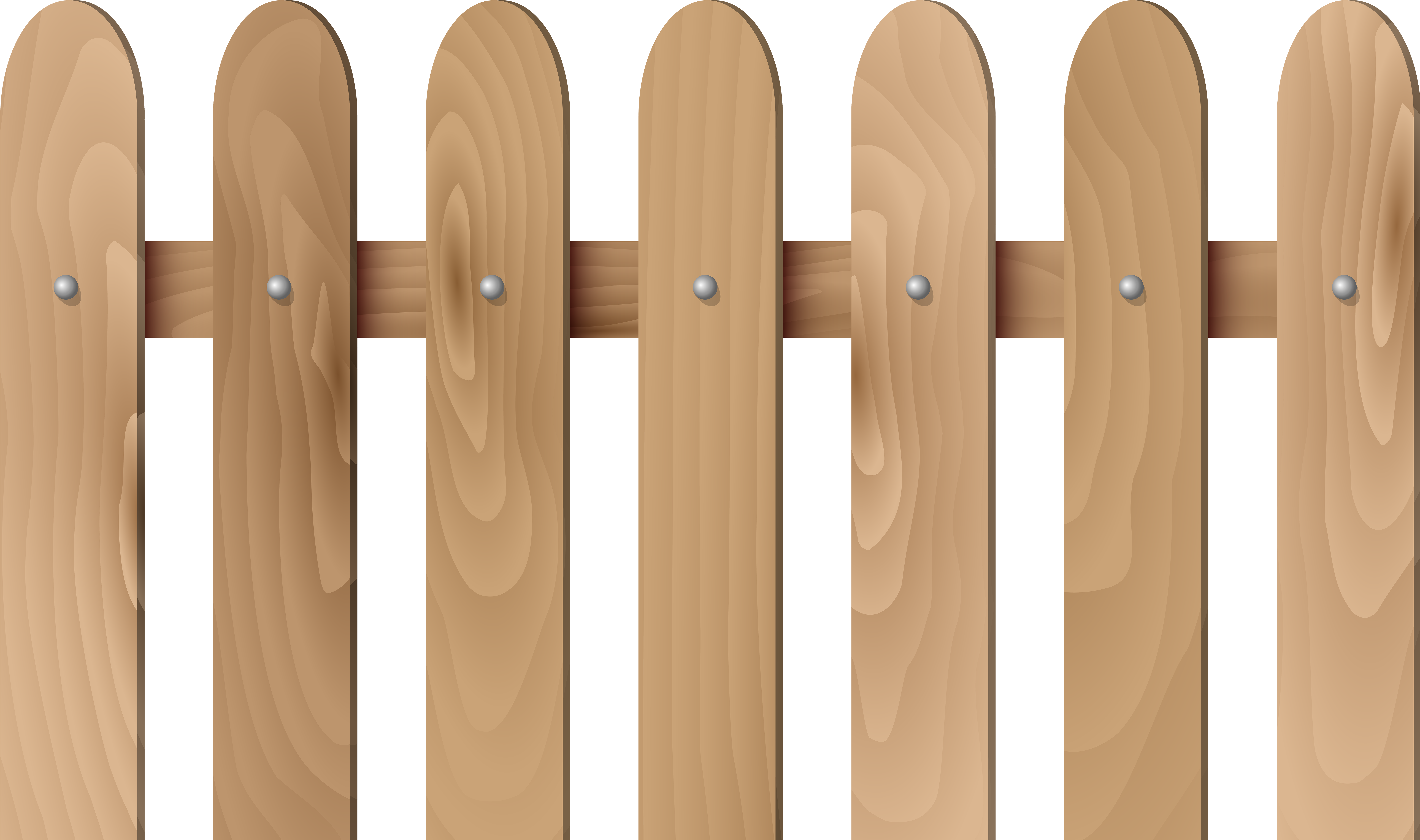 Wooden Fence Transparent Png Clip Art - Picket Fence (8000x4793)