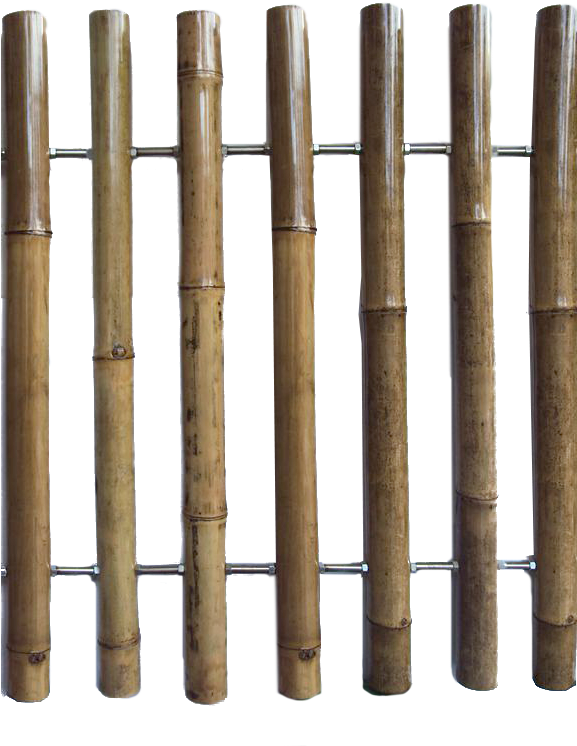 Wooden Fence Slats - Bamboo Fence Png (576x768)