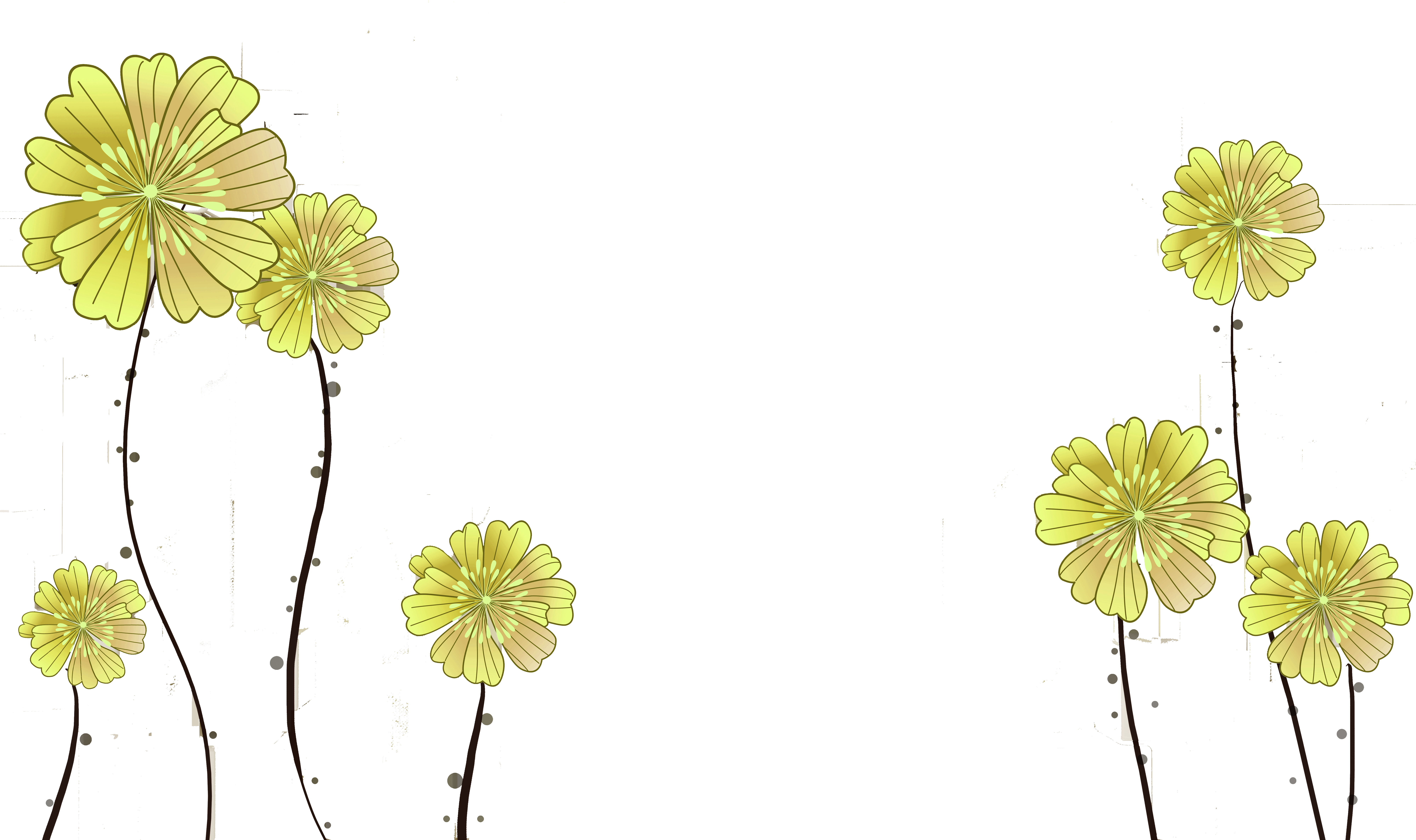 Floral Design Flower Yellow Three Dimensional Space - Artificial Flower (8000x4748)