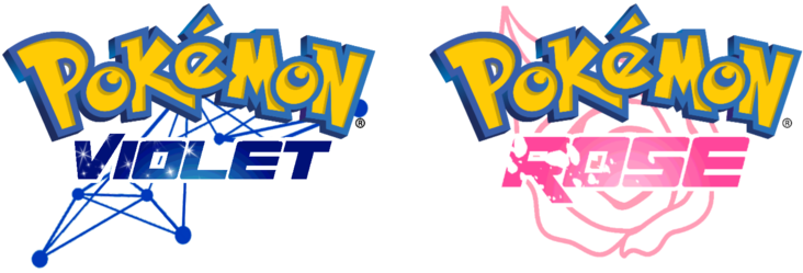 Pokemon Rose And Pokemon Violet Versions By Progressflag - Pokemon Let's Go Eevee Logo (800x319)