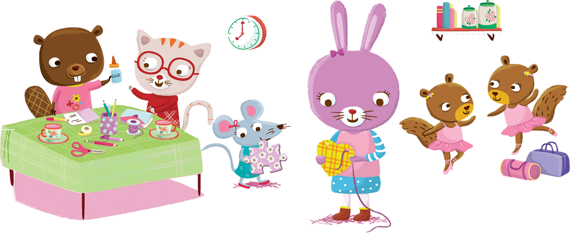 Violet Rose & Friends - Violet Rose And The Surprise Party Sticker Activity (1123x464)