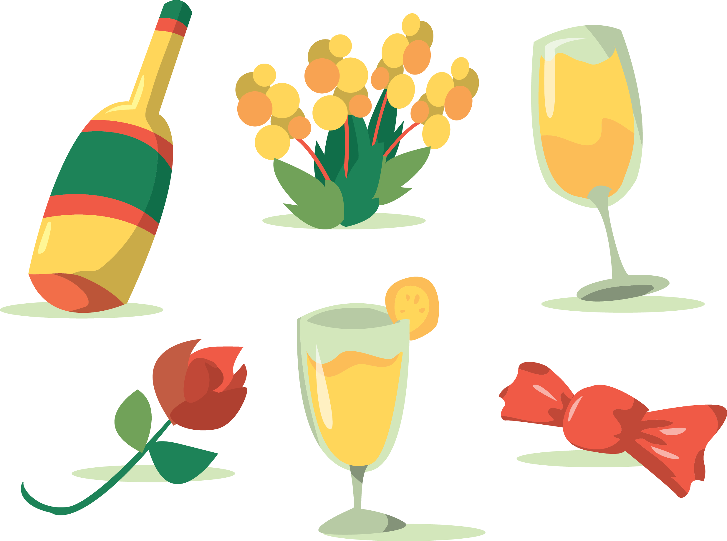 Mimosa Cocktail Euclidean Vector Download - Mimosa Cocktail Euclidean Vector Download (2469x1837)