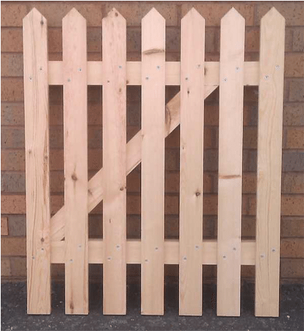 Marvelous How To Build A Garden Gate Uk - Picket Fence (620x465)